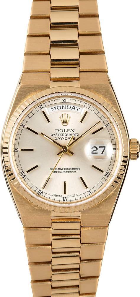 rolex day date oyster quartz 19018